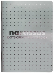 Zeszyt Narcissus A5/56 - kropki czarny (6 sztuk)