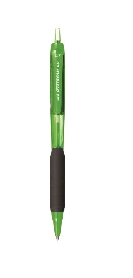 Długopis zielony SXN-101 wkład UNI niebieski