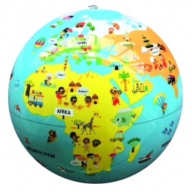 Globus 30 cm - Mali Podróżnicy, piłka (C070)