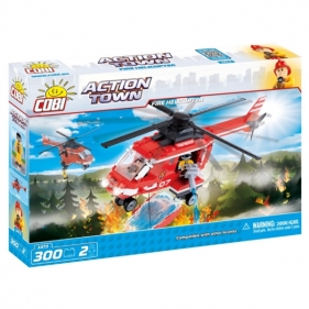 Cobi: Action Town. Helikopter straży pożarnej - 1473