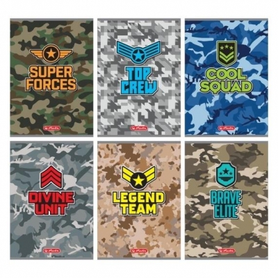 <img src='https://webimage.pl/pics/735/5/d5901389585735.jpg' style='height:440px' /> Zeszyt A5/32K linia podwójna Military (10szt)