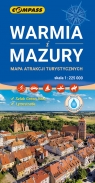 Warmia i Mazury mapa atrakcji turystycznych mapa laminowana 1:225 000