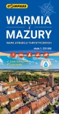 Warmia i Mazury mapa atrakcji turystycznych mapa laminowana 1:225 000