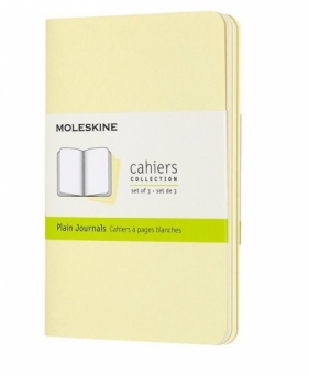 Zestaw 3 zeszytów Cahier Journals 9x14 gładki
