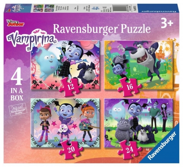 Puzzle 4w1 12/16/20/24 elementy - Vampirina, Znajdź swój rytm (069736)