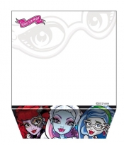Notes skośny Monster High
