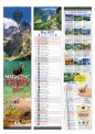 Kalendarz 2027 paskowy wąski - magiczne Tatry