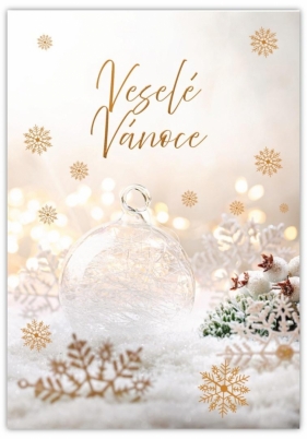 Karnet Wesołych Świąt - Vesele Vanoce Cestina