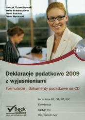 Deklaracje podatkowe 2009 z wyjaśnieniami z płytą CD - <br />