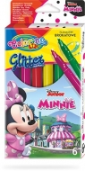  Flamastry brokatowe Colorino Kids 6 kolorów Minnie