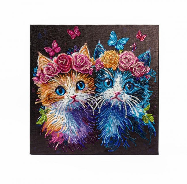 Diamond Dotz - Floral Crown Kittens