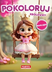 Kolorowanka Pokoloruj królewny z naklejkami - Maciej Ratajczyk