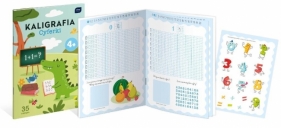 Kolorowanka A4/16K z naklejkami Cyfry + zadania