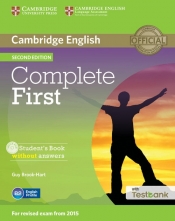 Complete First Student's Book without Answers + Testbank + CD - Brook-Hart Guy