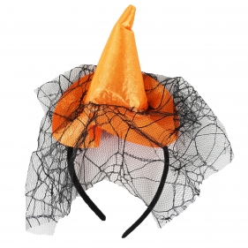 Opaska do włosów na Halloween - Czapka czarownicy, 1 szt.