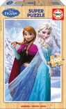 Kraina lodu FROZEN drewniane puzzle dla dzieci 100 elementów