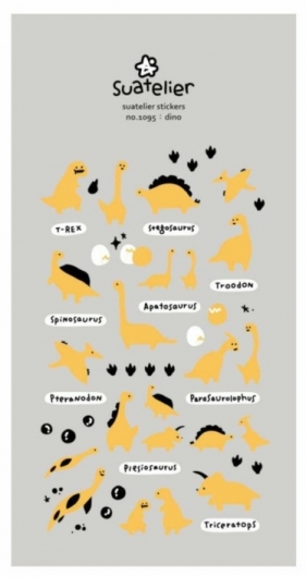 Naklejki ozdobne Suatelier - Dinozaury