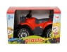 Quad z pługiem w pudełku 30 cm, czerwony PLASTO