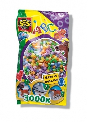 Koraliki do prasowanek 3000 sztuk perłowy miks (00773)
