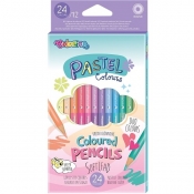 Kredki dwukolorowe Colorino Pastel, 12 szt./24 kolory (87737PTR)