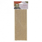 Słomka Arpex metaliczne złote shake 8mm Fsc Mix Credit 10 szt (DC7737FZŁO)