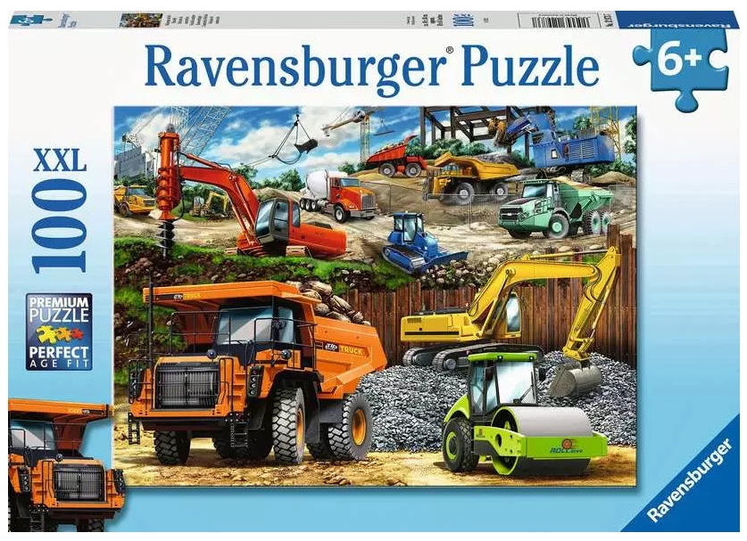 Ravensburger, Puzzle XXL 100: Pojazdy (12973)