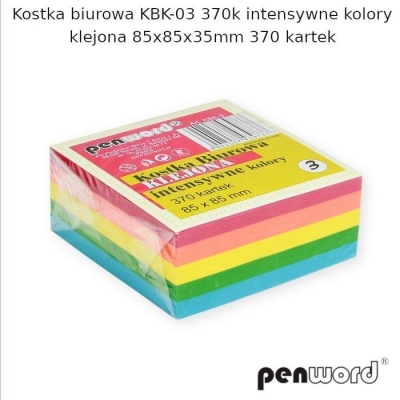 Kostka biurowa mix 85x85x35mm 370K