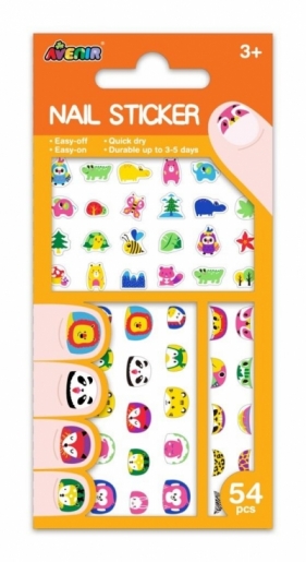 Naklejki na paznokcie - Zwierzęta (NA198173)