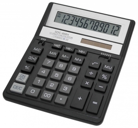 Kalkulatory biurkowy Citizen SDC-888X - czarny