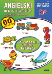 Angielski dla dzieci 3-7 lat Zeszyt 24 Ćwiczenia z kurką Koko - Piechocka-Empel Katarzyna
