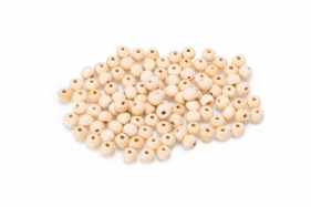Koraliki drewniane naturalne 7mm