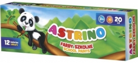 Farby szkolne Astrino, 12 kolorów x 20 ml