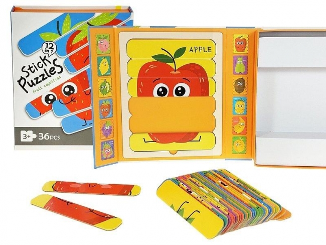 <img src='https://webimage.pl/pics/738/9/d5901271629738.jpg' style='height:440px' /> Puzzle paski - Owoce 36el