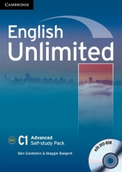English Unlimited Advanced Self-study Pack Workbook + DVD - Goldstein Ben