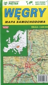 Węgry mapa samochodowa