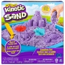 Kinetic Sand: Piasek kinetyczny 454g - Zamek. Zestaw z piaskownicą - Fioletowy
