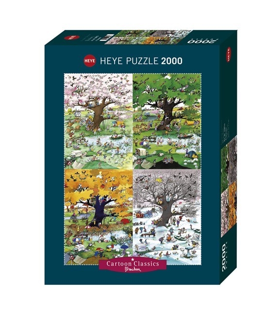 Puzzle 2000 elementów - Cztery pory roku (29873)