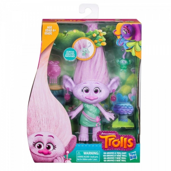 Trolls Glitter Girl z dzieckiem (E0144/E0356)