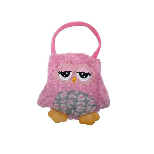 Torebka Sowa Elise 19 cm różowa (13290)