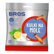 BROS, kulki na mole - 120g, cytrynowe