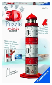 Ravensburger, Puzzle 3D Mini budynki 54: Latarnia Morska (11273)