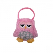 Torebka Sowa Elise 19 cm różowa (13290)