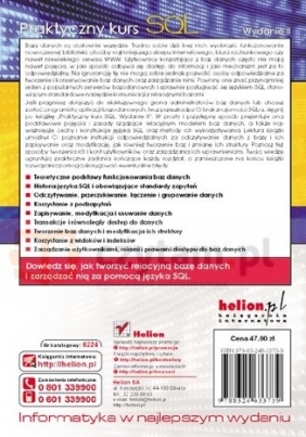 Praktyczny kurs SQL. Wydanie II - Mendrala Danuta, Szeliga Marcin