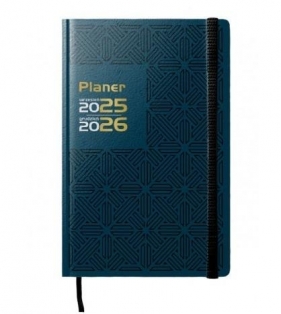 Planer 2025/2026 A5 tygodniowy granatowy