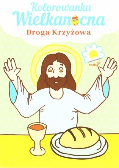 Kolorowanka wielkanocna Droga Krzyżowa