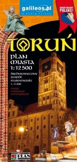 Odkrywamy Polskę. Toruń - plan miasta skal 1:12500