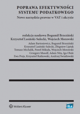 Poprawa efektywności systemu podatkowego - Brzeziński Bogumił, Lasiński-Sulecki Krzysztof, Morawski Wojciech