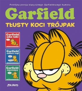 Garfield. Tom 1. Tłusty koci trójpak - Jim Davis, Piotr W. Cholewa, Jim Davis