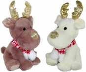 Łoś Renifer świąteczny 30cm MIX