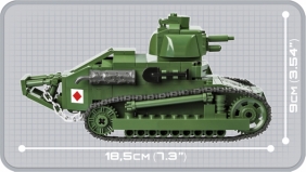 Cobi: Historical Collection. Great War - Renault FT-17 - francuski czołg lekki (2973)